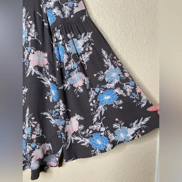 Free People Easy Girl Boho Tunic Floral Top - Picture 3 of 13